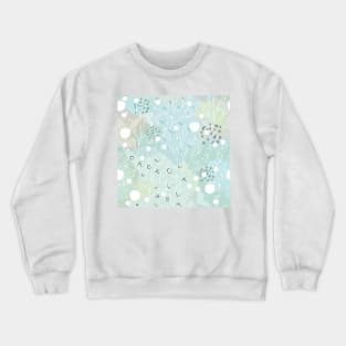 Floral Pattern Crewneck Sweatshirt